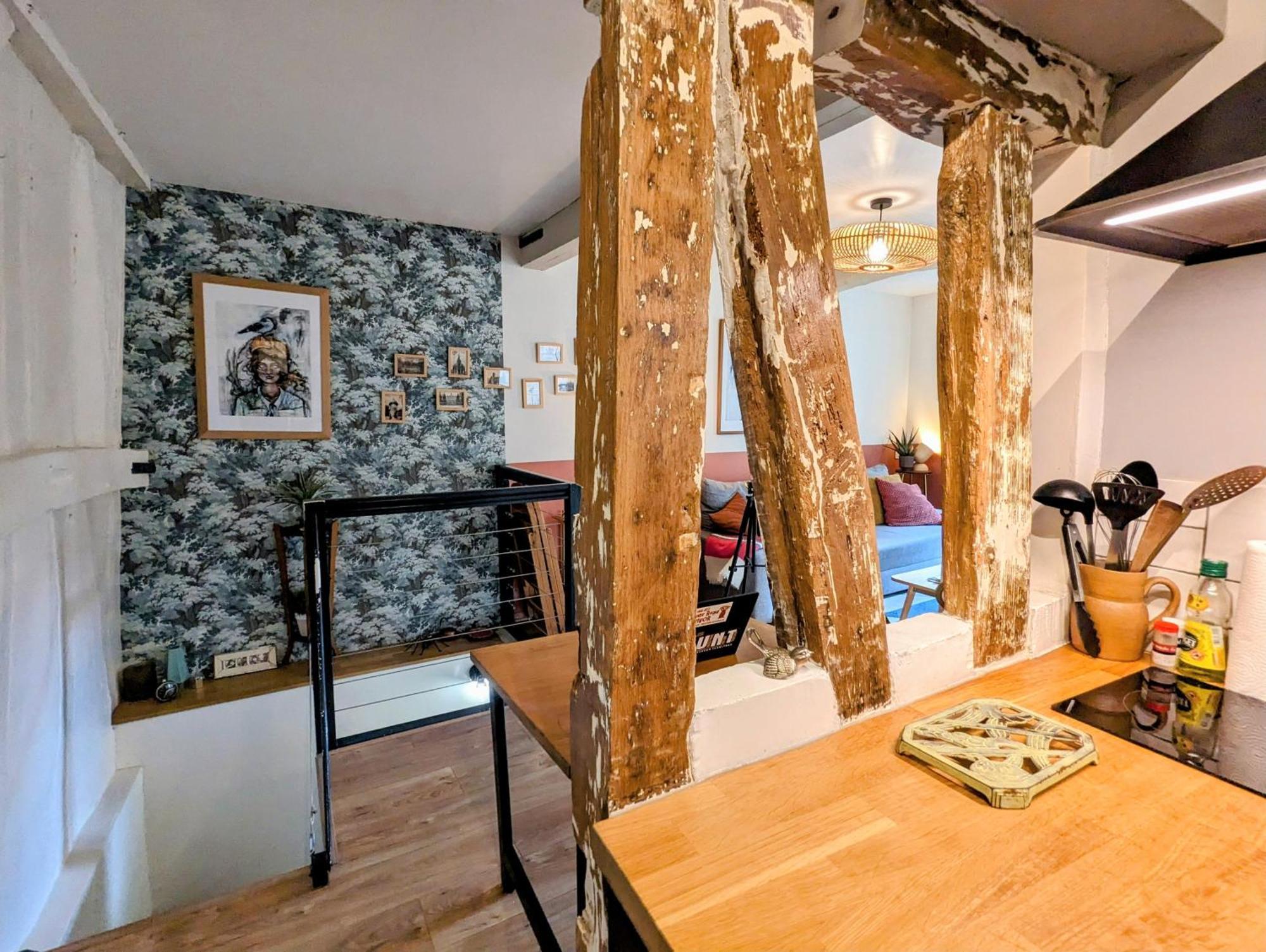 Artist Home - City Center - Bathtub - Terrasse - Full Appartment Rouen Exterior foto